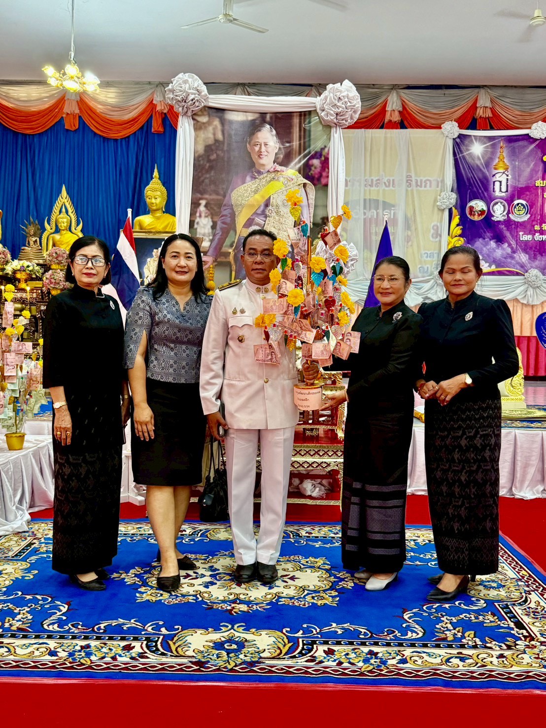 จังหวัดบุรีรัมย์- สพอ.สตึก ร่วมพิธีทอดผ้าป่าสมทบกองทุนพัฒนาเด็กชนบทในพระราชอุปถัมภ์สมเด็จพระเทพรัตนราชสุดาฯ สยามบรมราชกุมารี ประจำปี 2569