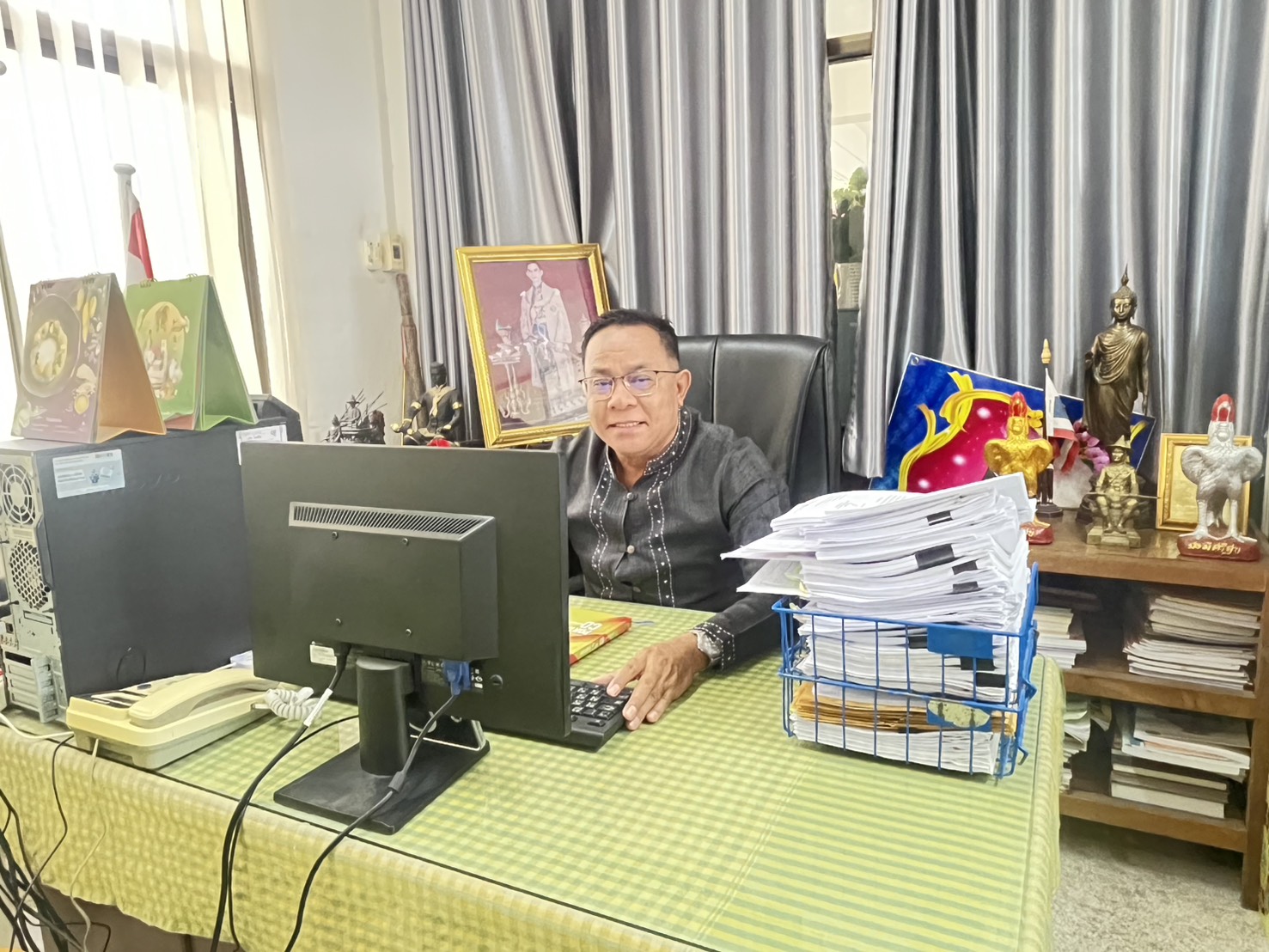 จังหวัดบุรีรัมย์- GROWTH Team Satuek+ - สพอ.สตึก ร่วมรับชมและรับฟังประชุมกราการพัฒนาชุมชน ครั้งที่ 7/2569